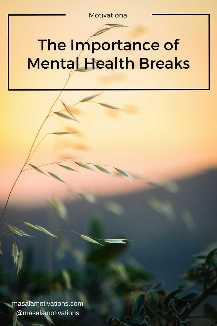 The Importance Of Mental Health Breaks - Masala Motivations